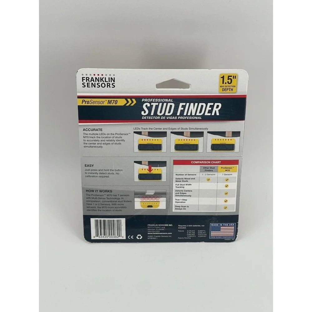 Franklin Sensors‎ ProSensor M70 Professional Stud Finder 1.5